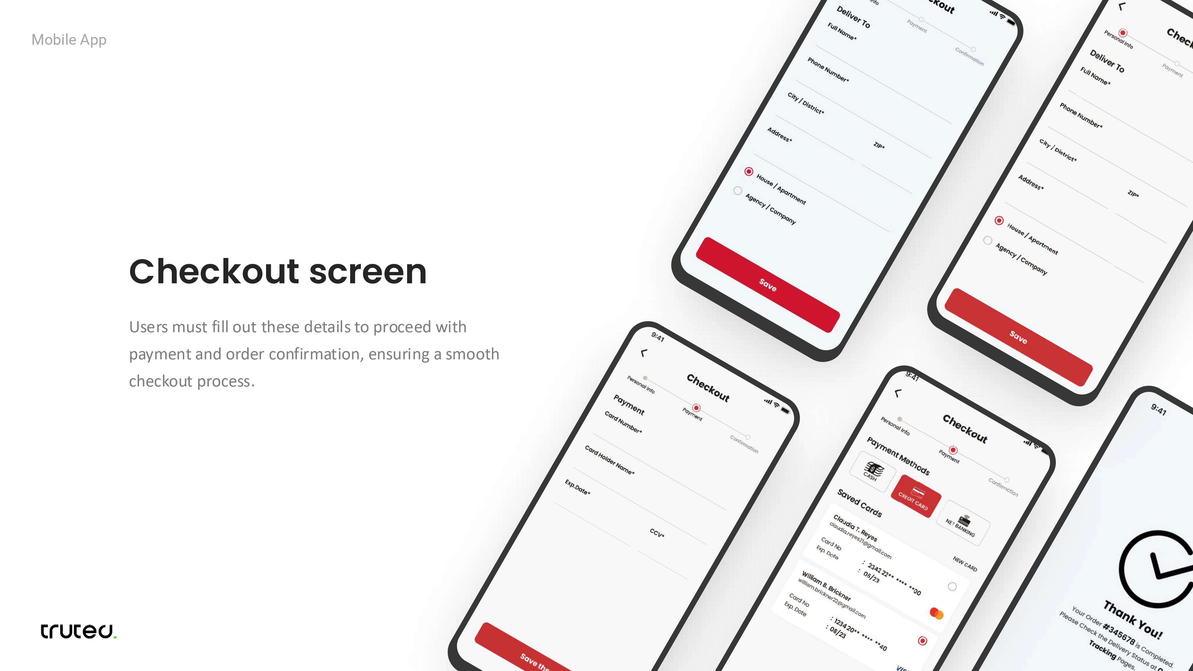 Product detail and checkout experience